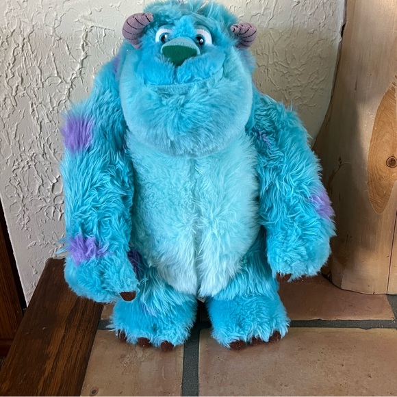 Disney Other - Authentic Disney Parks Monsters Inc. Sulley Fluffy Plush Stuffed Animal 12 inch